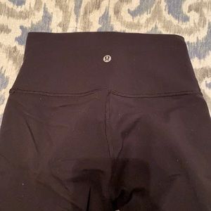 Black lulu lemon full length leggings